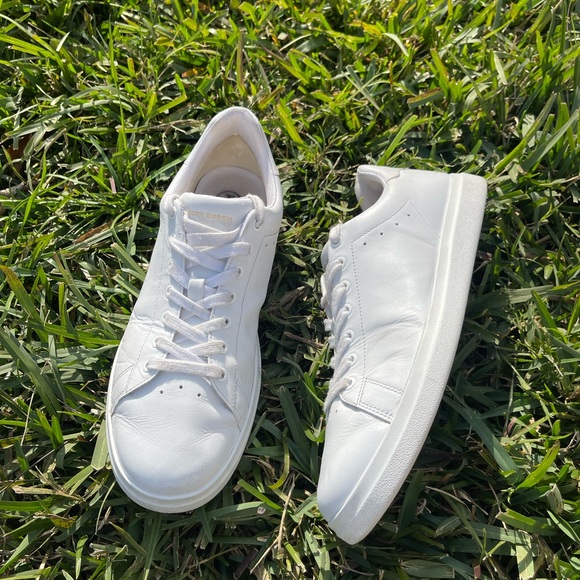 TORY BURCH Low Top Howell white leather sneaker Size 5.5 - Picture 4 of 15